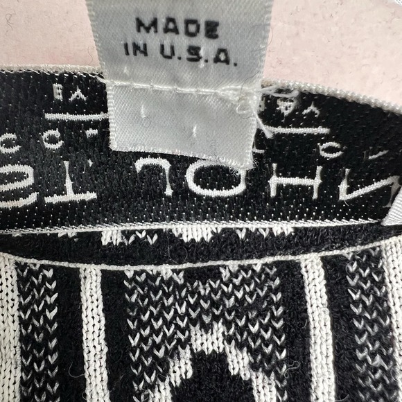 St John Santana Knit Jacket Womens 6 Black White Classic Elegant Preppy Chic - Picture 11 of 12